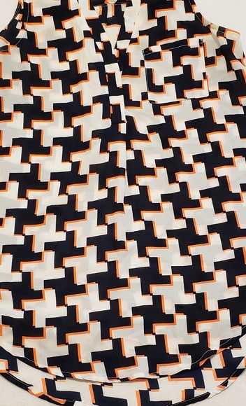 Papermoon Houndstooth Sleeveless Blouse - Picture 2 of 2